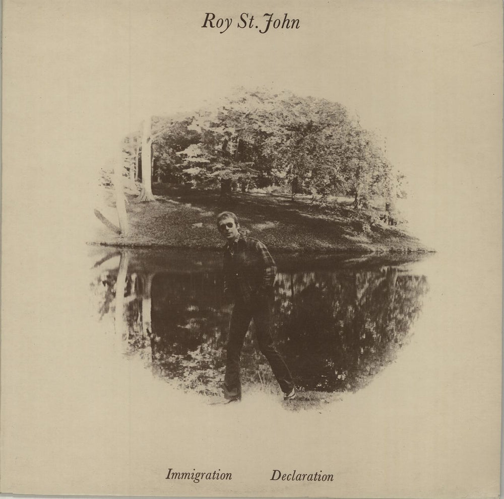 Roy St. John Immigration Declaration UK vinyl LP album (LP record) CA2008