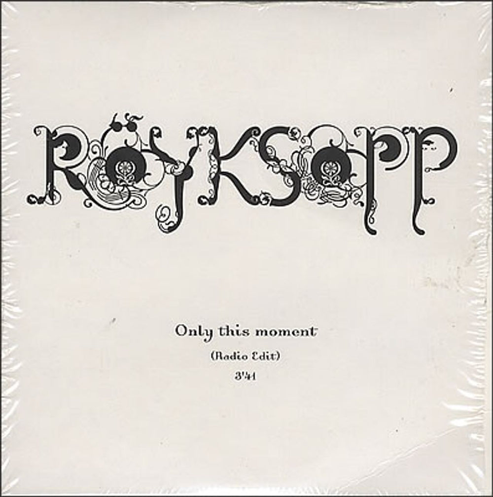 Royksopp Only This Moment French Promo CD single (CD5 / 5") WALLD104PR