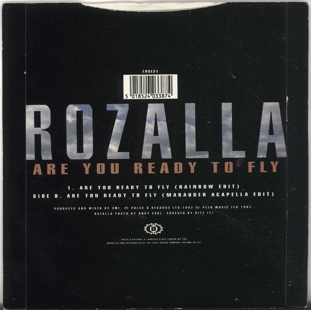 Rozalla Are You Ready To Fly UK 7" vinyl single (7 inch record / 45) ROZ07AR695819