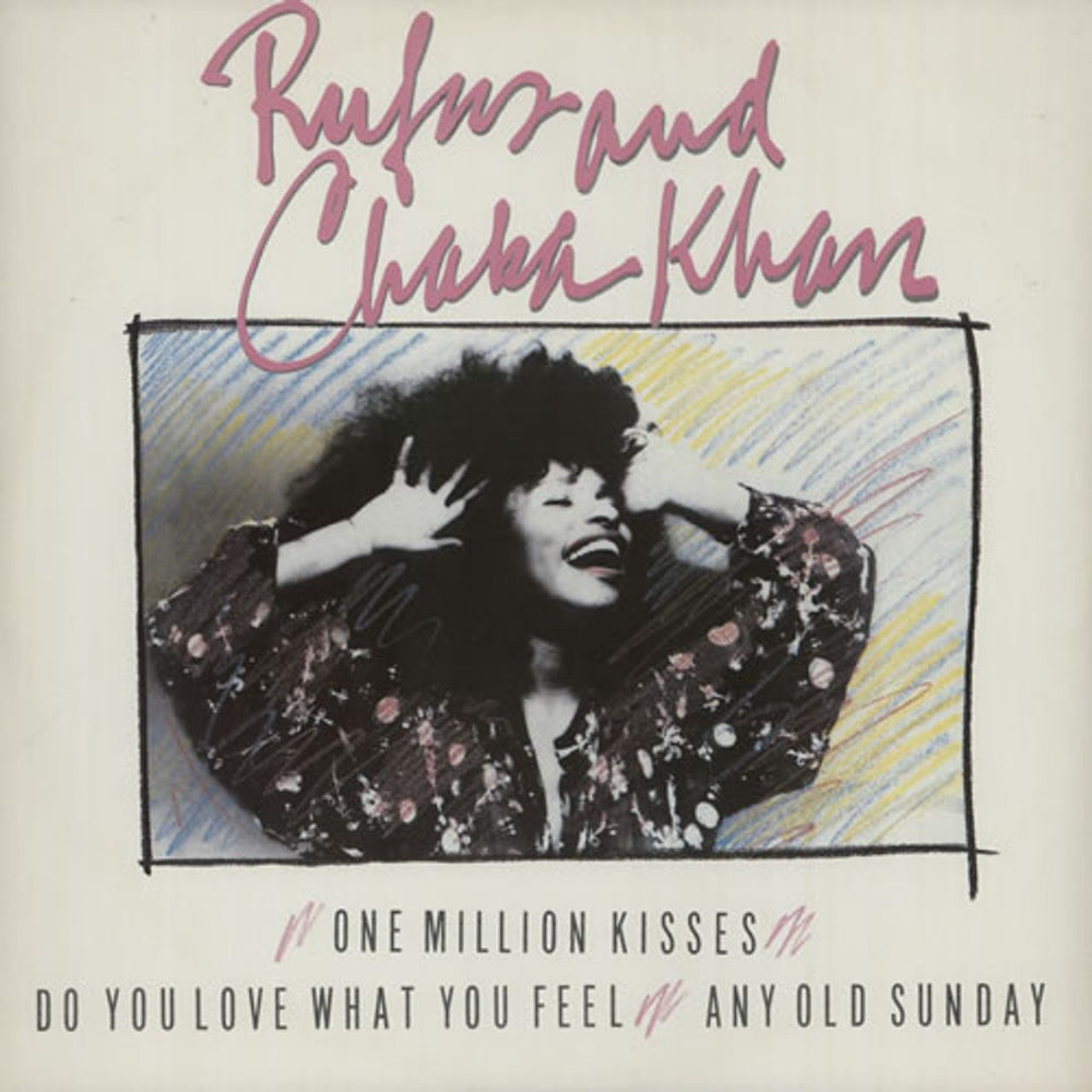 Rufus & Chaka Khan One Million Kisses UK 12" vinyl single (12 inch record / Maxi-single) W9244T