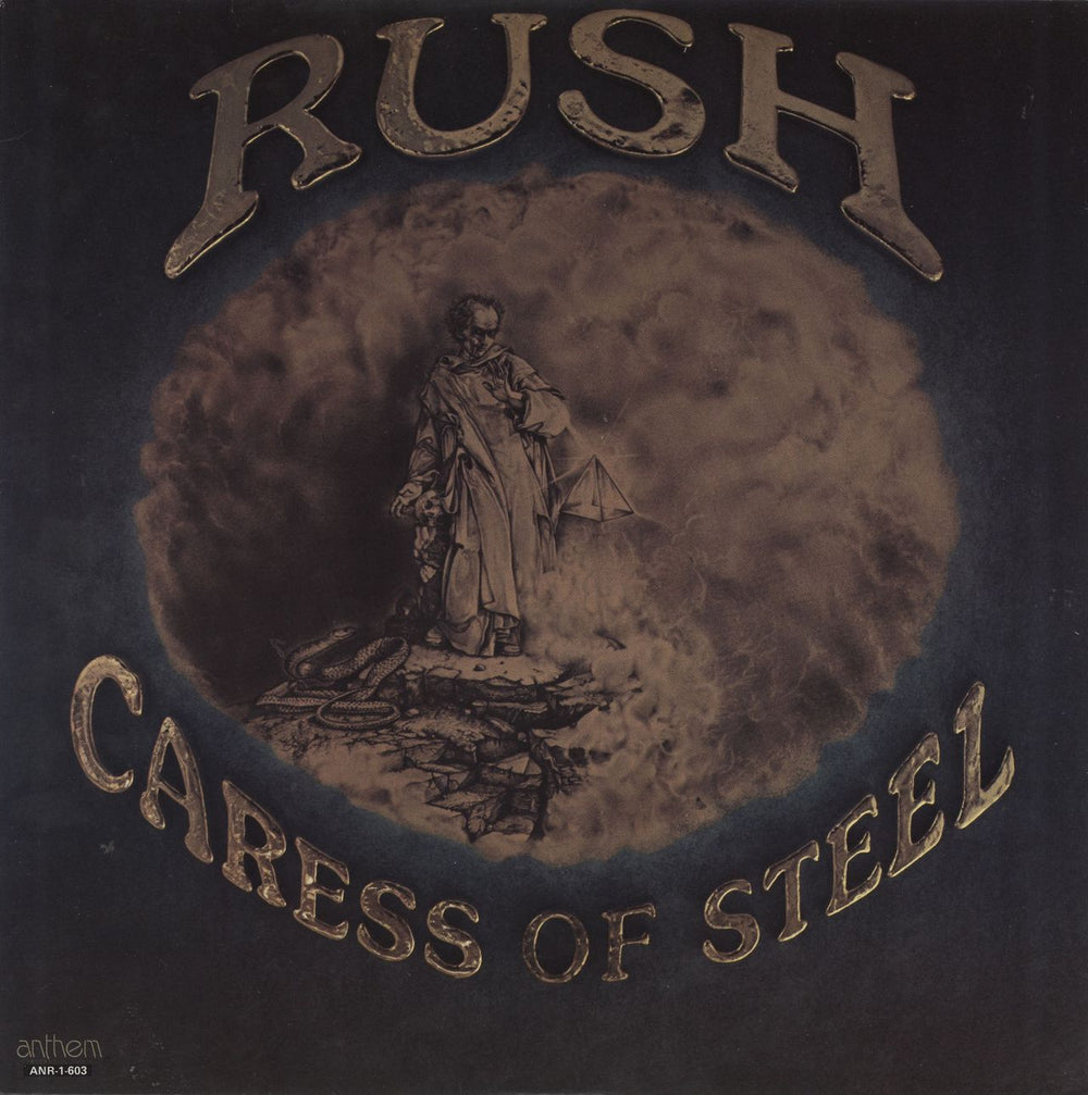 Rush Caress Of Steel Canadian vinyl LP album (LP record) ANR-1-1003