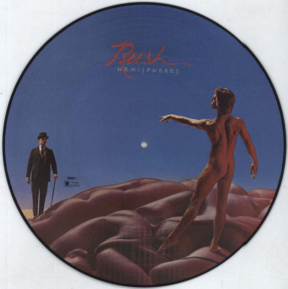 Rush Hemispheres Canadian picture disc LP (vinyl picture disc album) PANR-1-1017