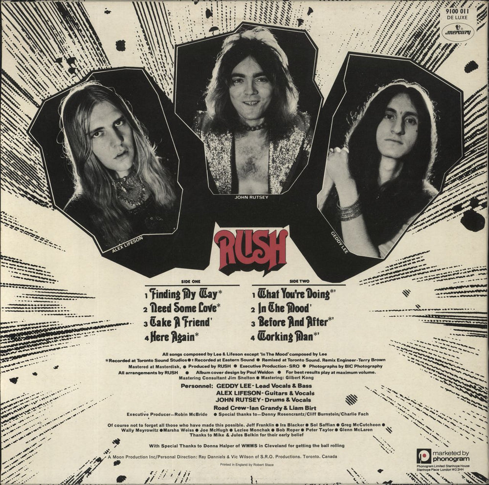 Rush Rush - EX - Two Star Stamped Sleeve UK vinyl LP album (LP record)