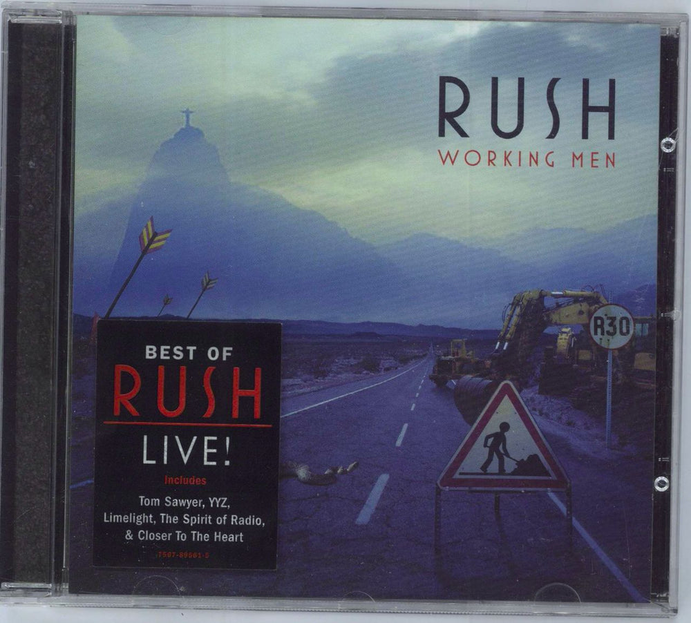 Rush Working Men UK CD album (CDLP) 7567-89561-5