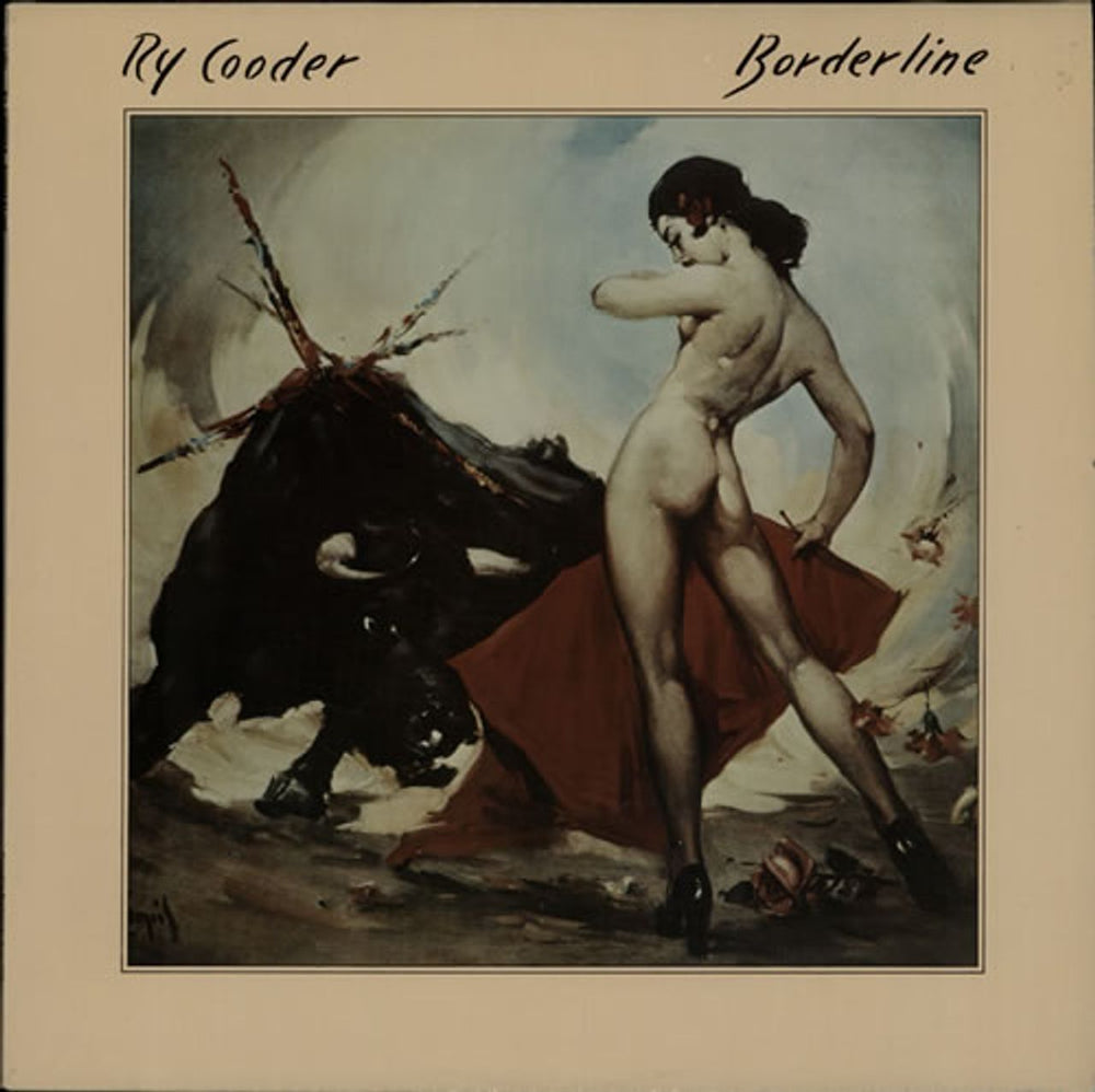 Ry Cooder Borderline Belgian vinyl LP album (LP record) WB56864