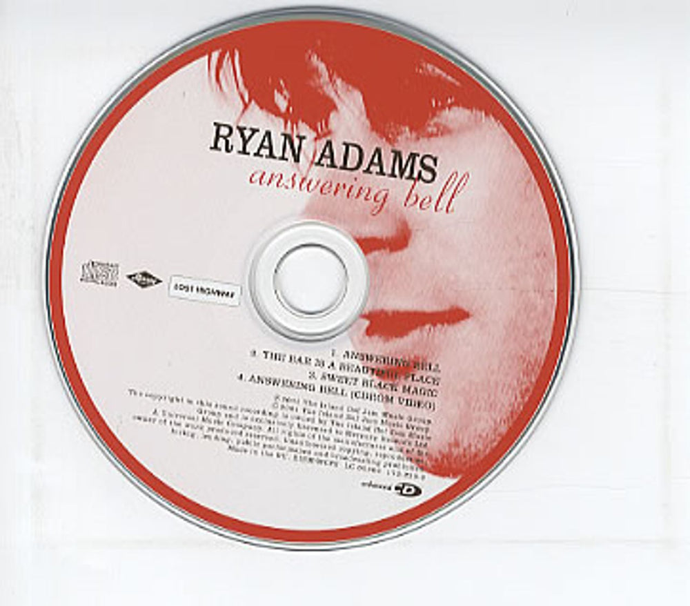 Ryan Adams Answering Bell UK CD single (CD5 / 5") YAAC5AN317117