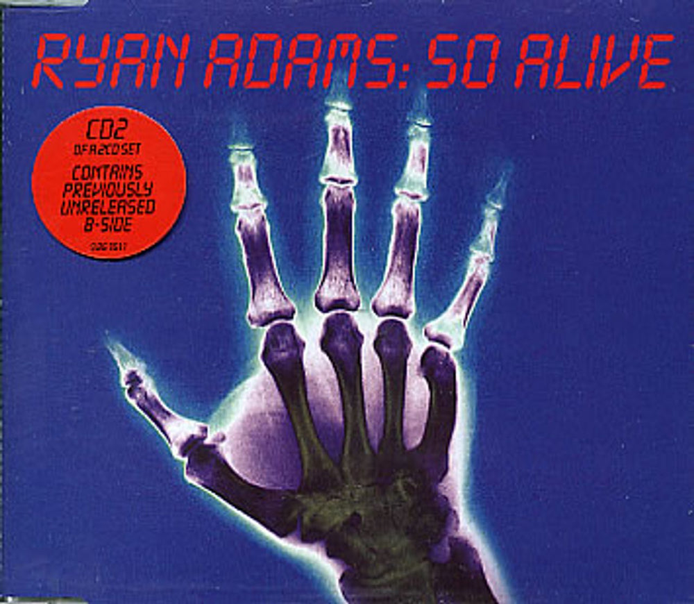 Ryan Adams So Alive UK CD single (CD5 / 5") 9861611