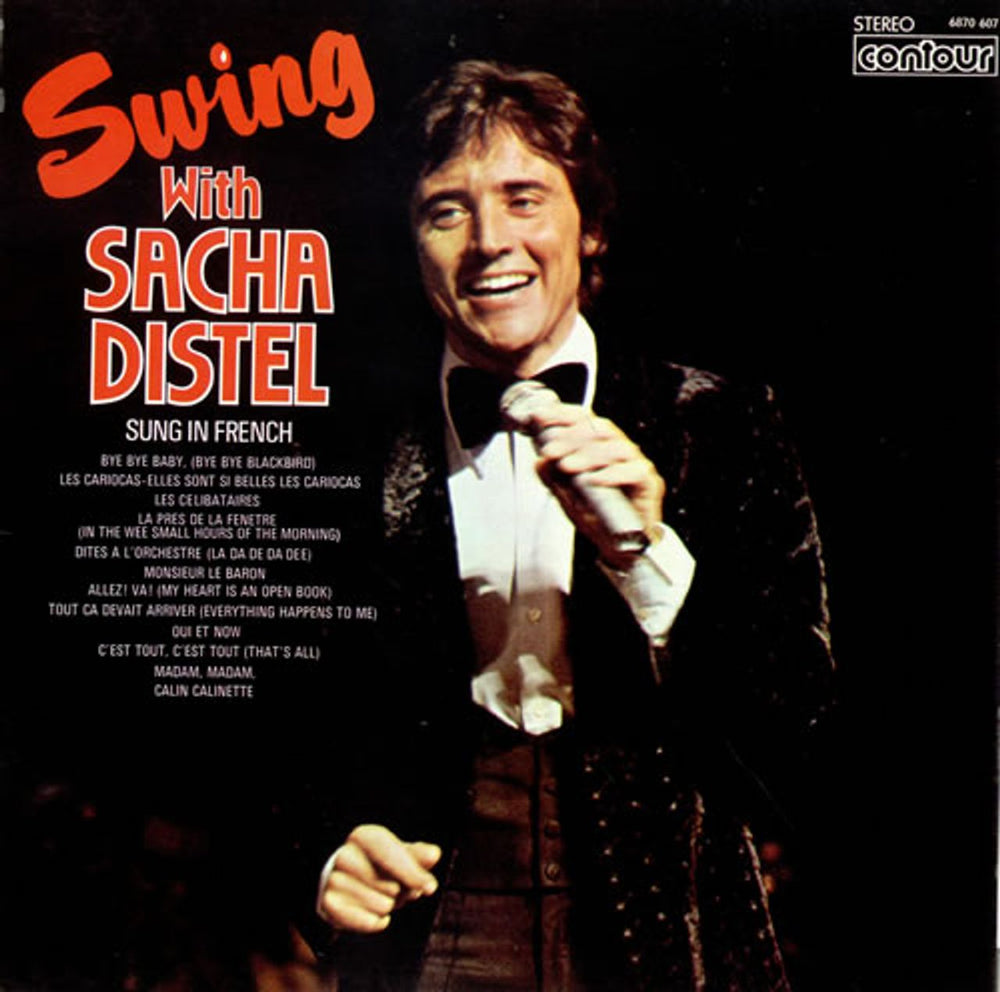 Sacha Distel Swing With Sacha Distel UK vinyl LP album (LP record) 6870607