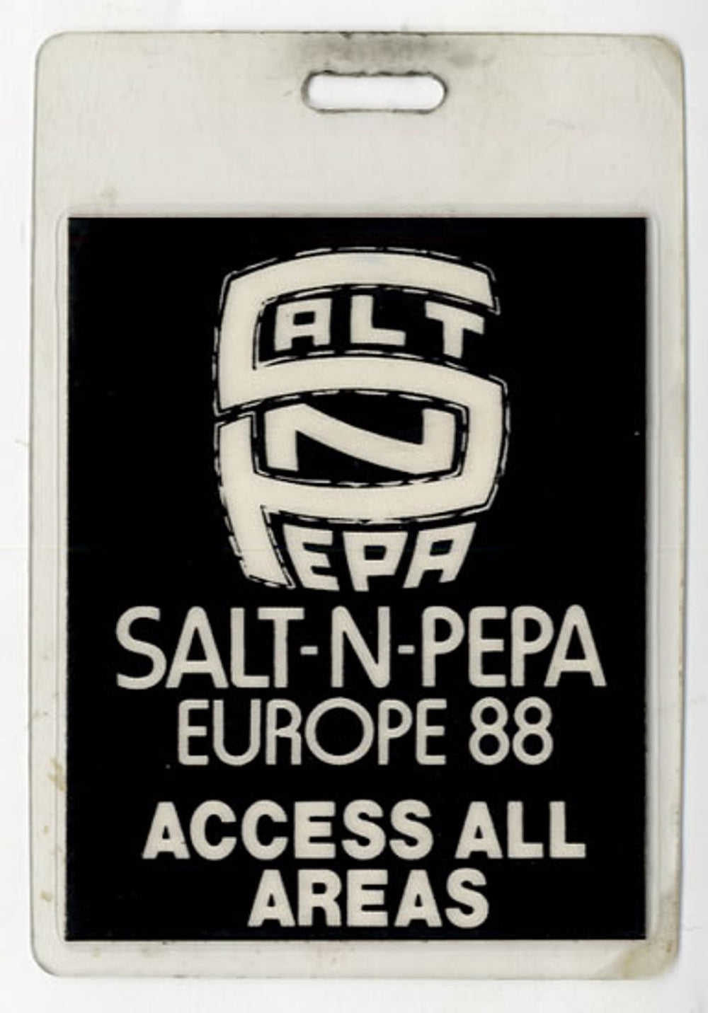 Salt N Pepa Europe 88 UK tour pass TOUR PASS