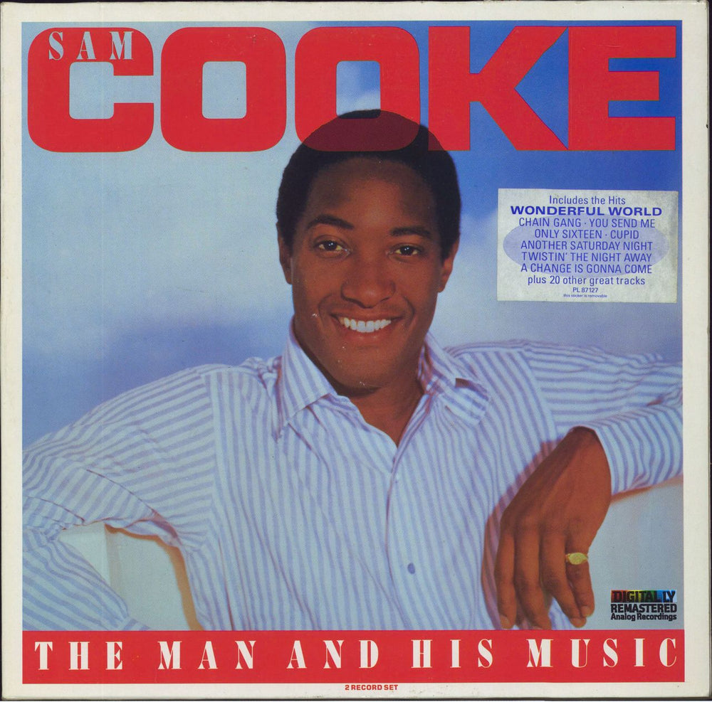 Sam Cooke The Man And His Music - Hype Sticker - EX German 2-LP vinyl record set (Double LP Album) PL87127(2)