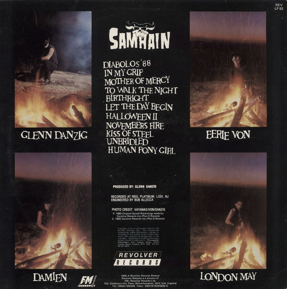 Samhain III: November Coming Fire UK vinyl LP album (LP record)