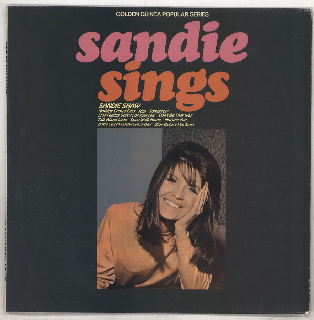 Sandie Shaw Sandie Sings UK vinyl LP album (LP record) GGL0378