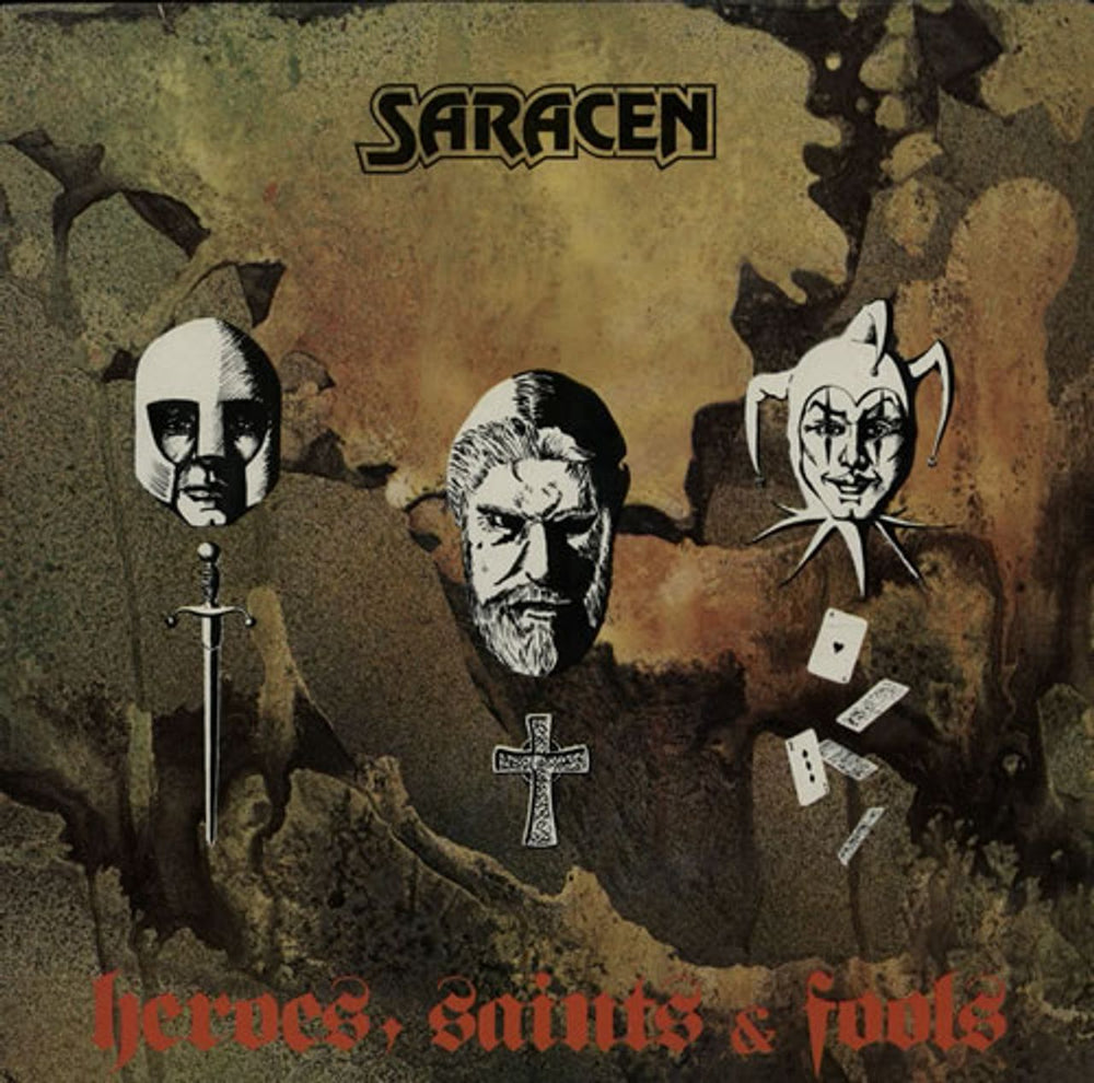 Saracen Heroes, Saints & Fools UK vinyl LP album (LP record) MPRGR492