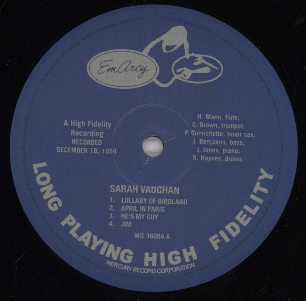 Sarah Vaughan Sarah Vaughan - 180gm Vinyl + Booklet UK vinyl LP album (LP record) VAALPSA831959