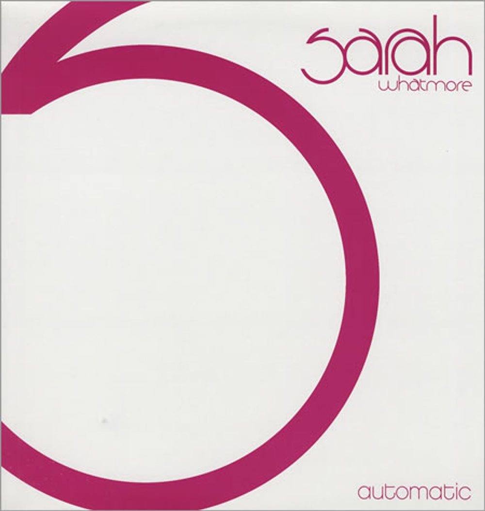 Sarah Whatmore Automatic UK 12" vinyl single (12 inch record / Maxi-single) 82876504611