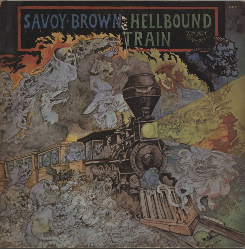 Savoy Brown Hellbound Train Japanese Promo vinyl LP album (LP record) SLC416