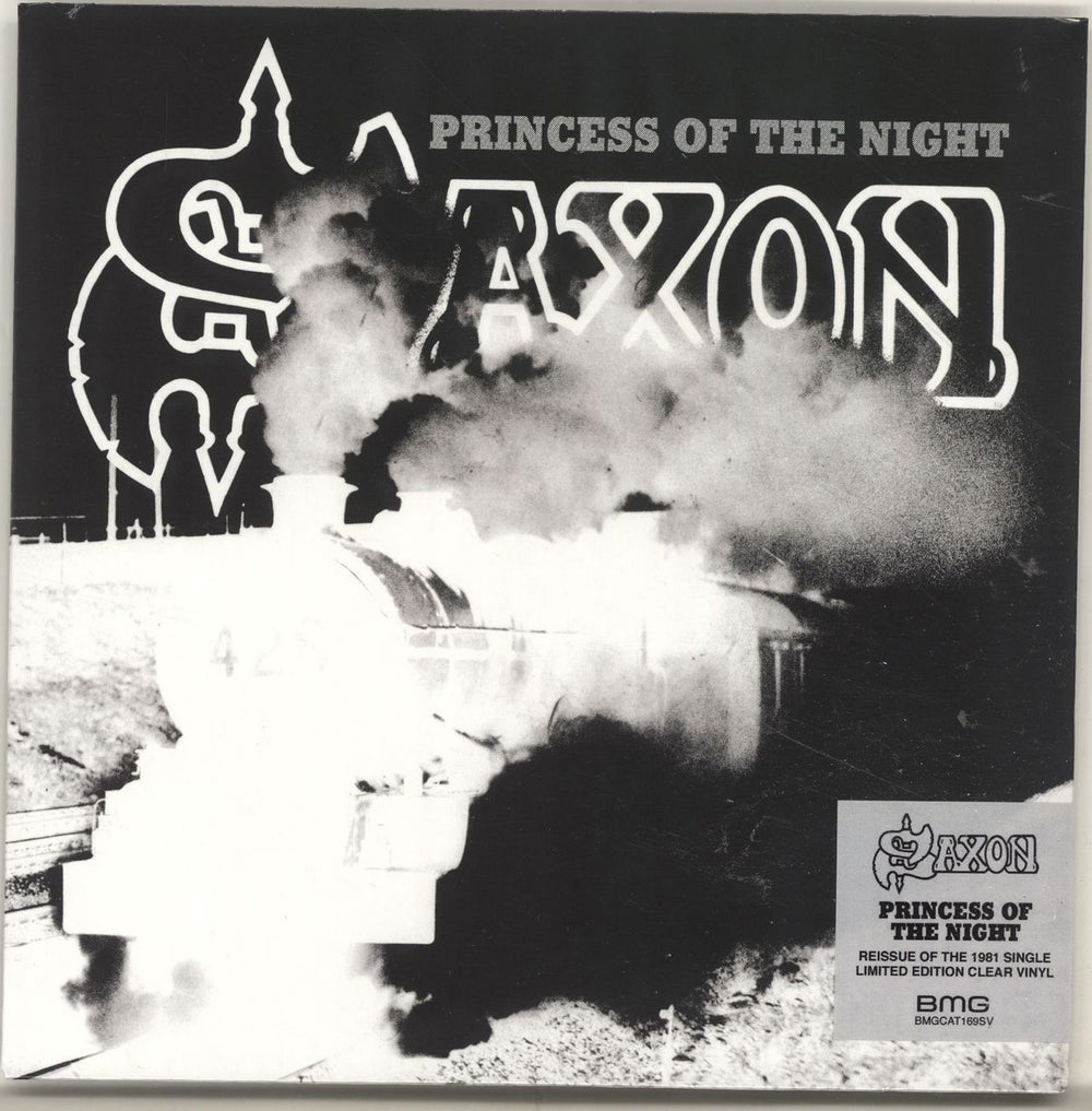 Saxon Princess Of The Night - RSD18 - Clear Vinyl - Sealed UK 7" vinyl single (7 inch record / 45) BMGCAT169SV