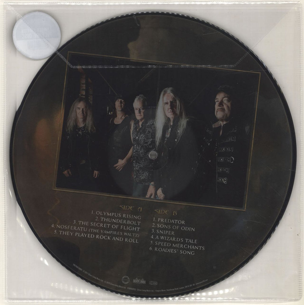 Saxon Thunderbolt - RSD18 UK picture disc LP (vinyl picture disc album) SAXPDTH695057