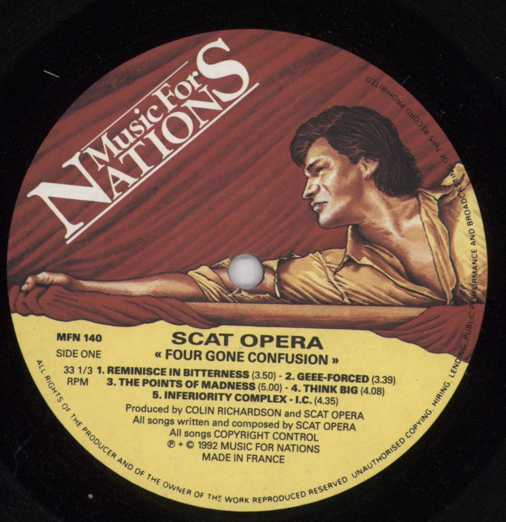 Scat Opera Four Gone Confusion UK vinyl LP album (LP record) OPALPFO830880