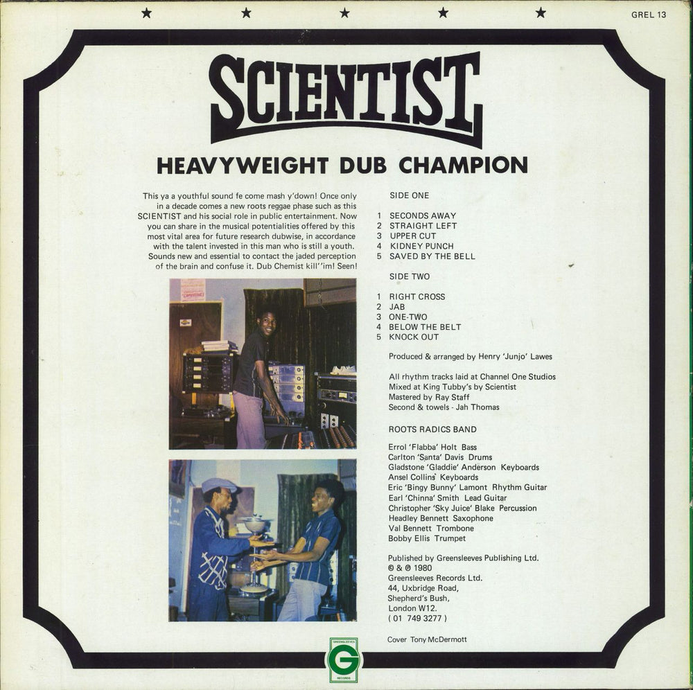 Scientist Heavyweight Dub Champion - EX UK vinyl LP album (LP record)