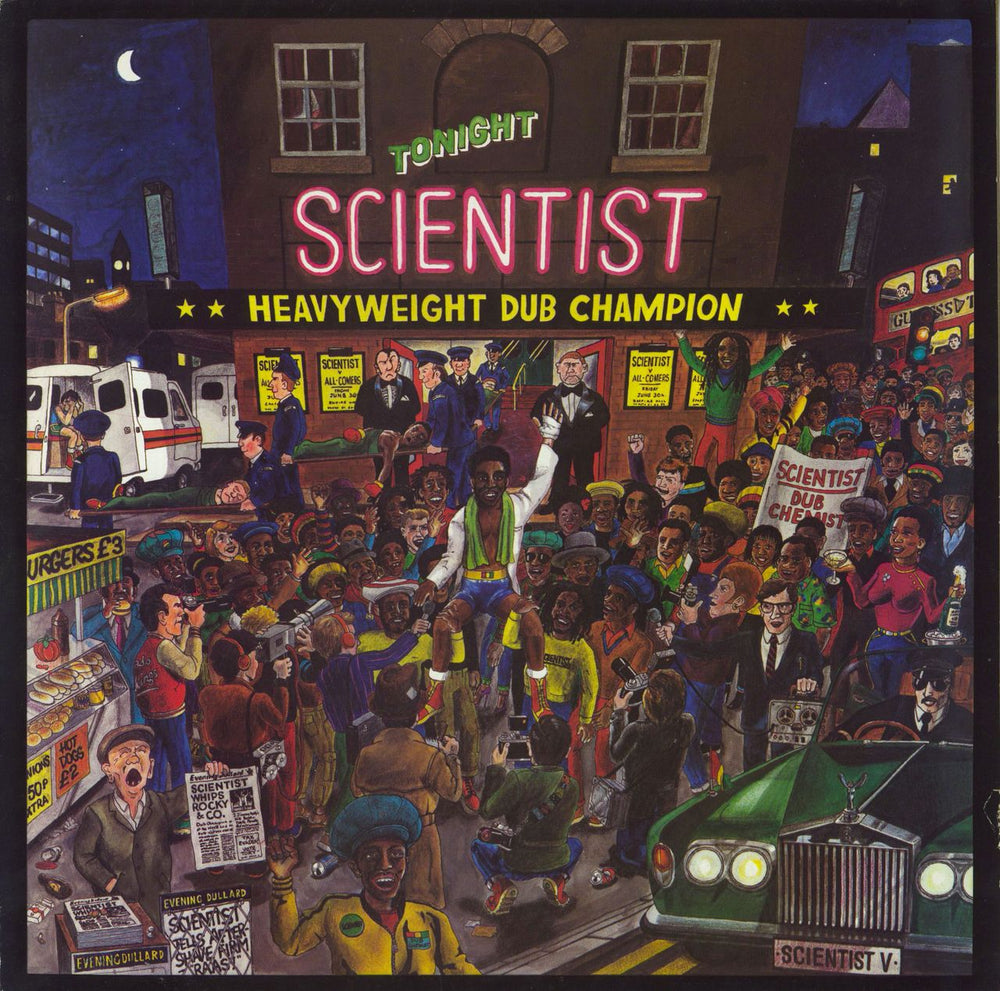 Scientist Heavyweight Dub Champion - EX UK vinyl LP album (LP record) GREL13