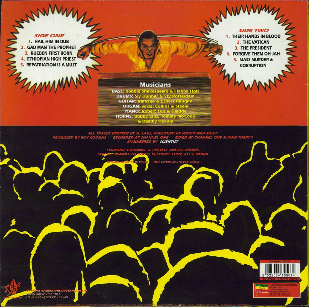 Scientist High Priest Of Dub UK vinyl LP album (LP record) 5025034105014