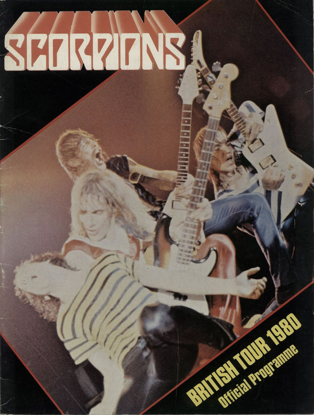 Scorpions British Tour 1980 - EX UK tour programme TOUR PROGRAMME