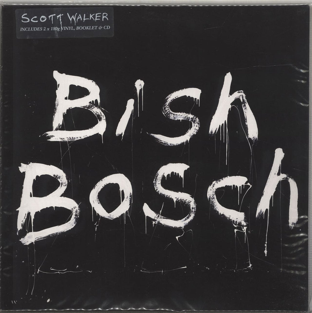 Scott Walker Bish Bosch + Bonus CD UK 2-LP vinyl record set (Double LP Album) CAD3220