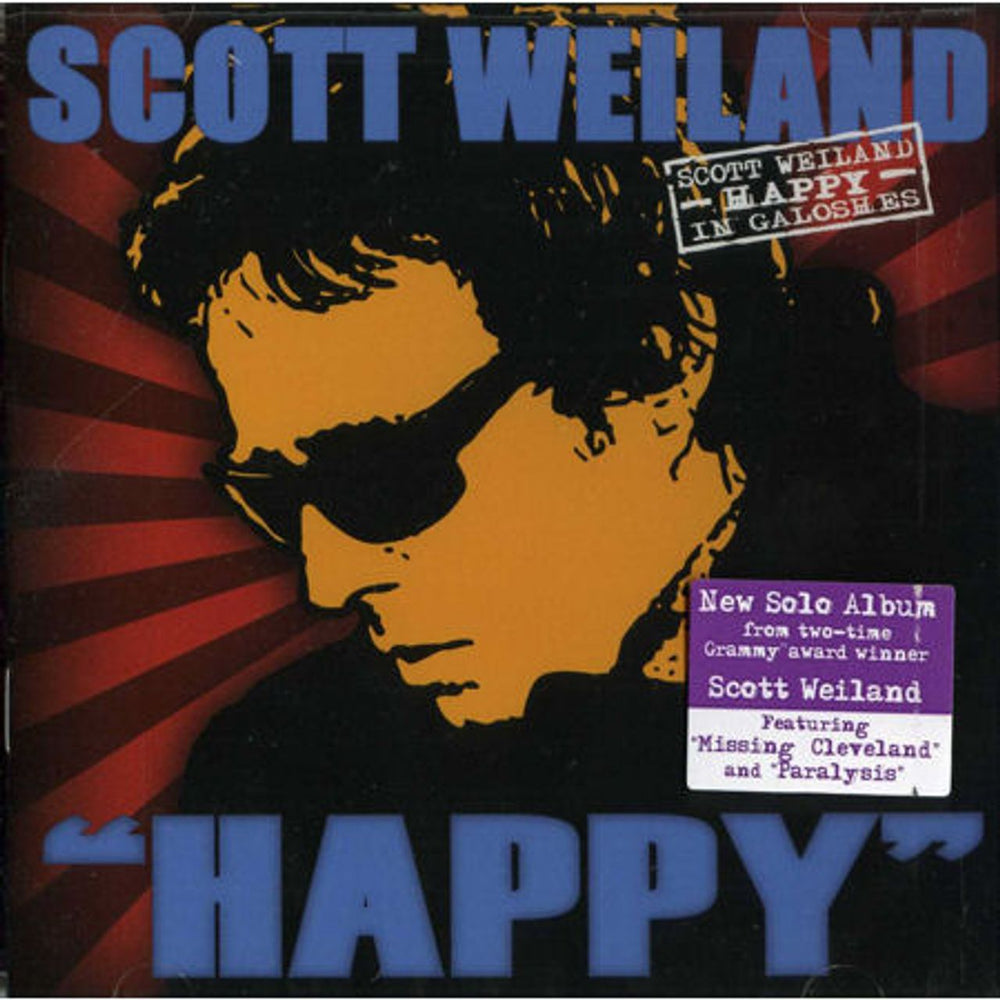 Scott Weiland Happy In Galoshes US CD album (CDLP) SD0002