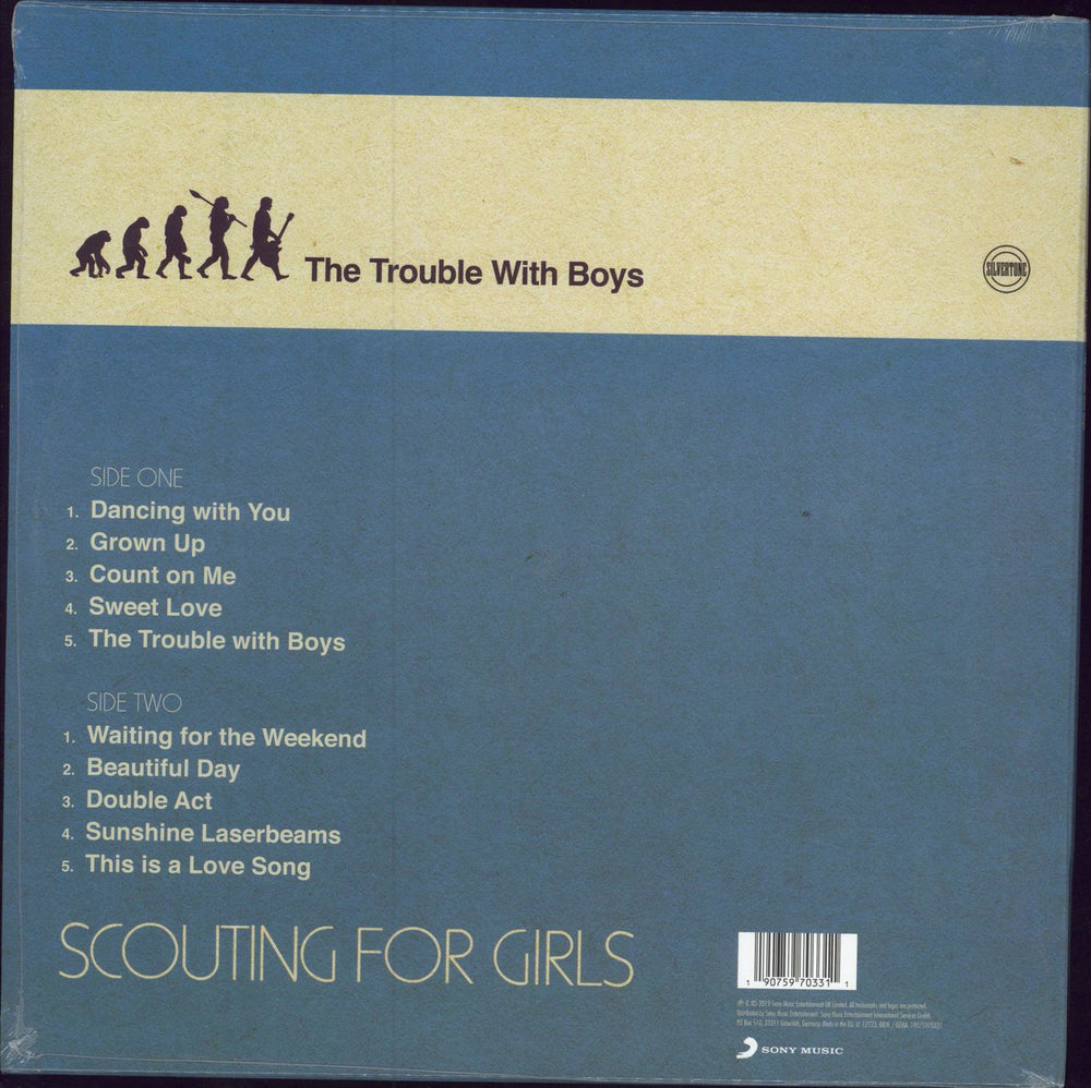 Scouting For Girls The Trouble With Boys - Sealed UK vinyl LP album (LP record) 190759703311
