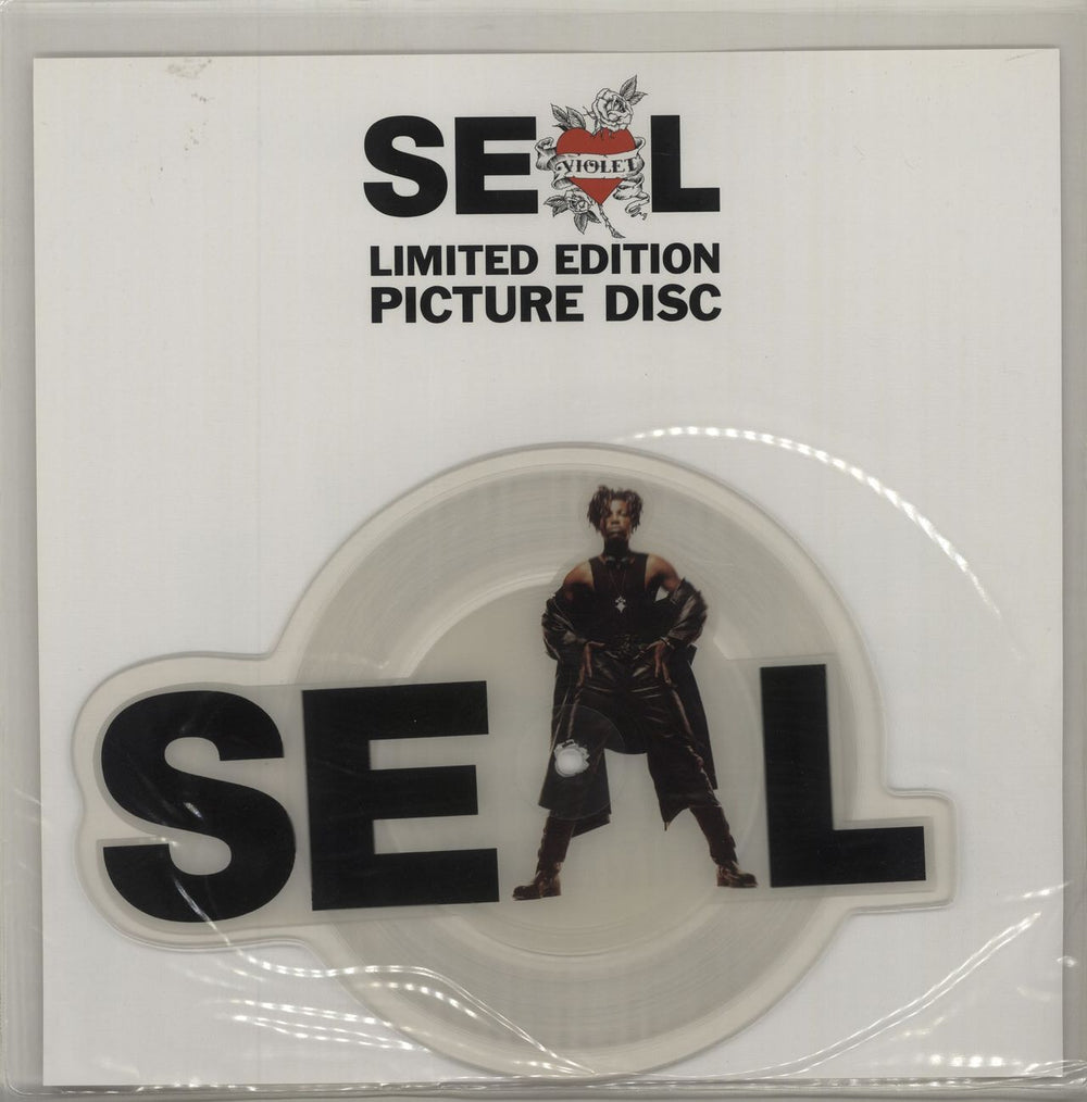 Seal Violet UK shaped picture disc (picture disc vinyl record) ZANG27P