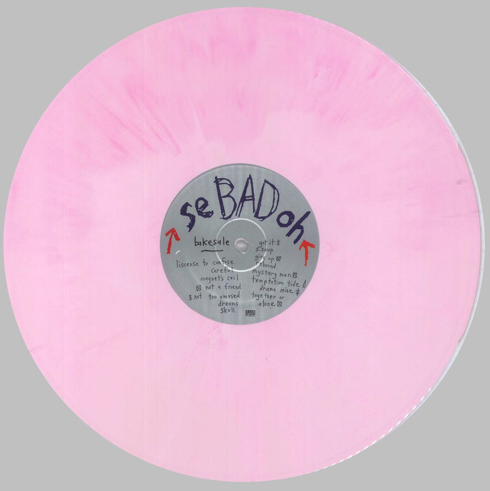 Sebadoh Bakesale - Pink Marbled Vinyl US vinyl LP album (LP record) SDHLPBA822266