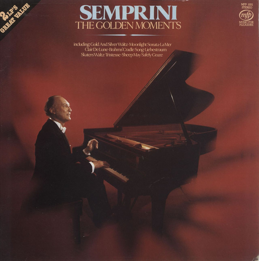 Semprini The Golden Moments UK 2-LP vinyl record set (Double LP Album) MFP1031