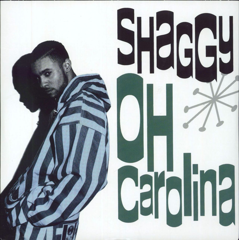 Shaggy Oh Carolina - Green vinyl UK 7" vinyl single (7 inch record / 45) 0600753801925