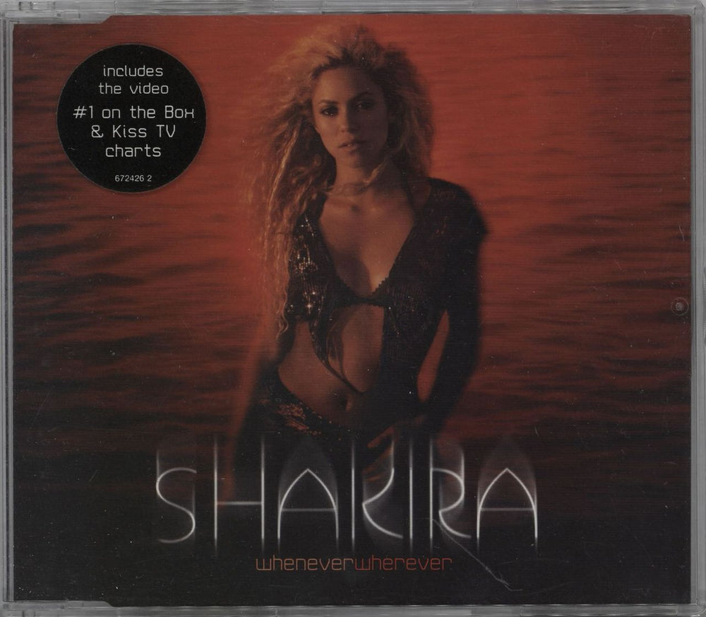 Shakira Whenever, Wherever UK CD single (CD5 / 5") 6724262