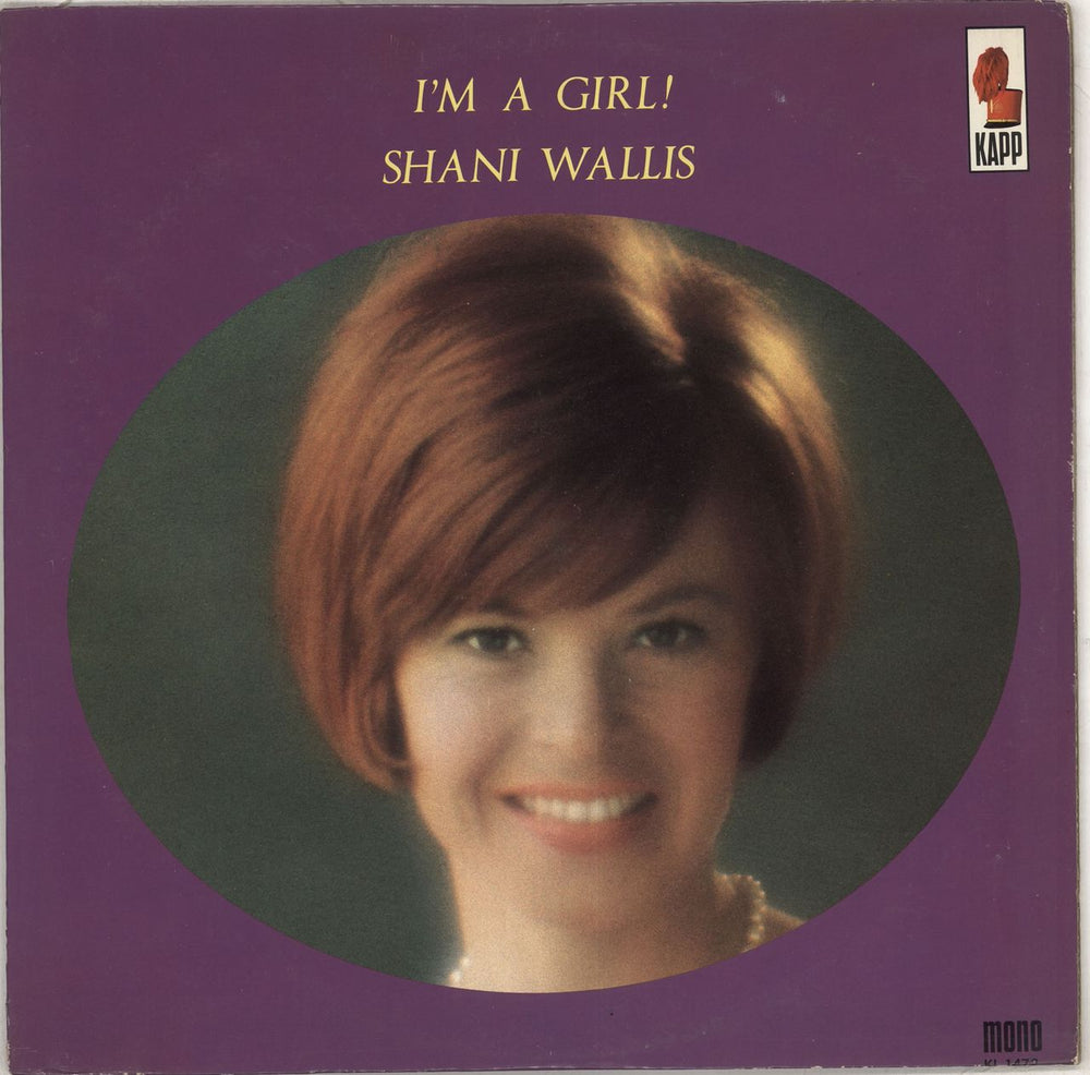 Shani Wallis I'm A Girl! US vinyl LP album (LP record) KL-1472