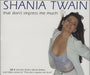 Shania Twain That Don't Impress Me Much - Part 2 UK CD single (CD5 / 5") 8707592