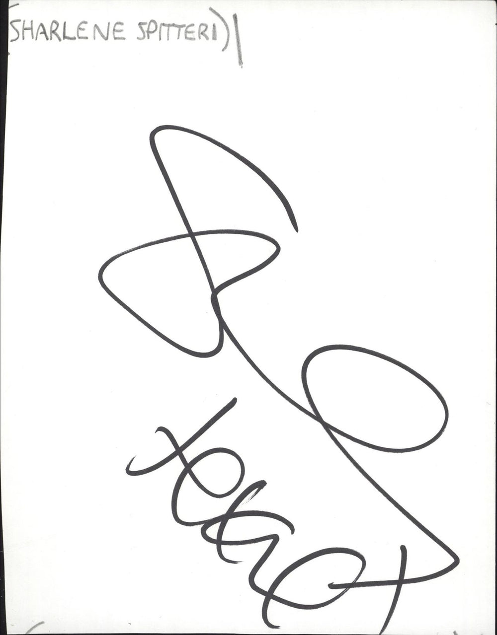 Sharleen Spiteri Autograph UK memorabilia AUTOGRAPH