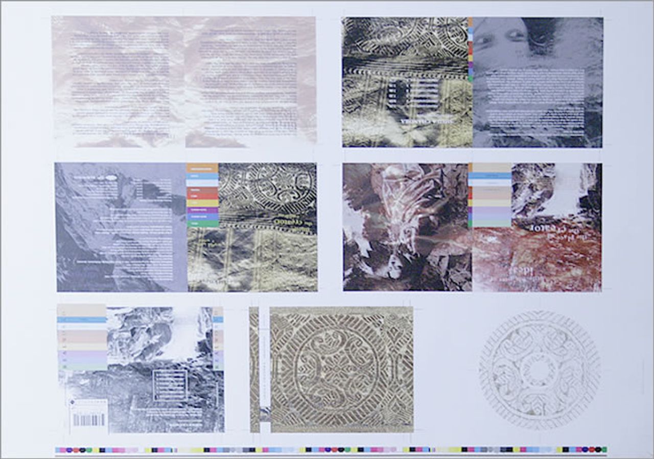 Sheila Chandra ABoneCroneDrone - Artwork UK artwork PROOF ARTWORK