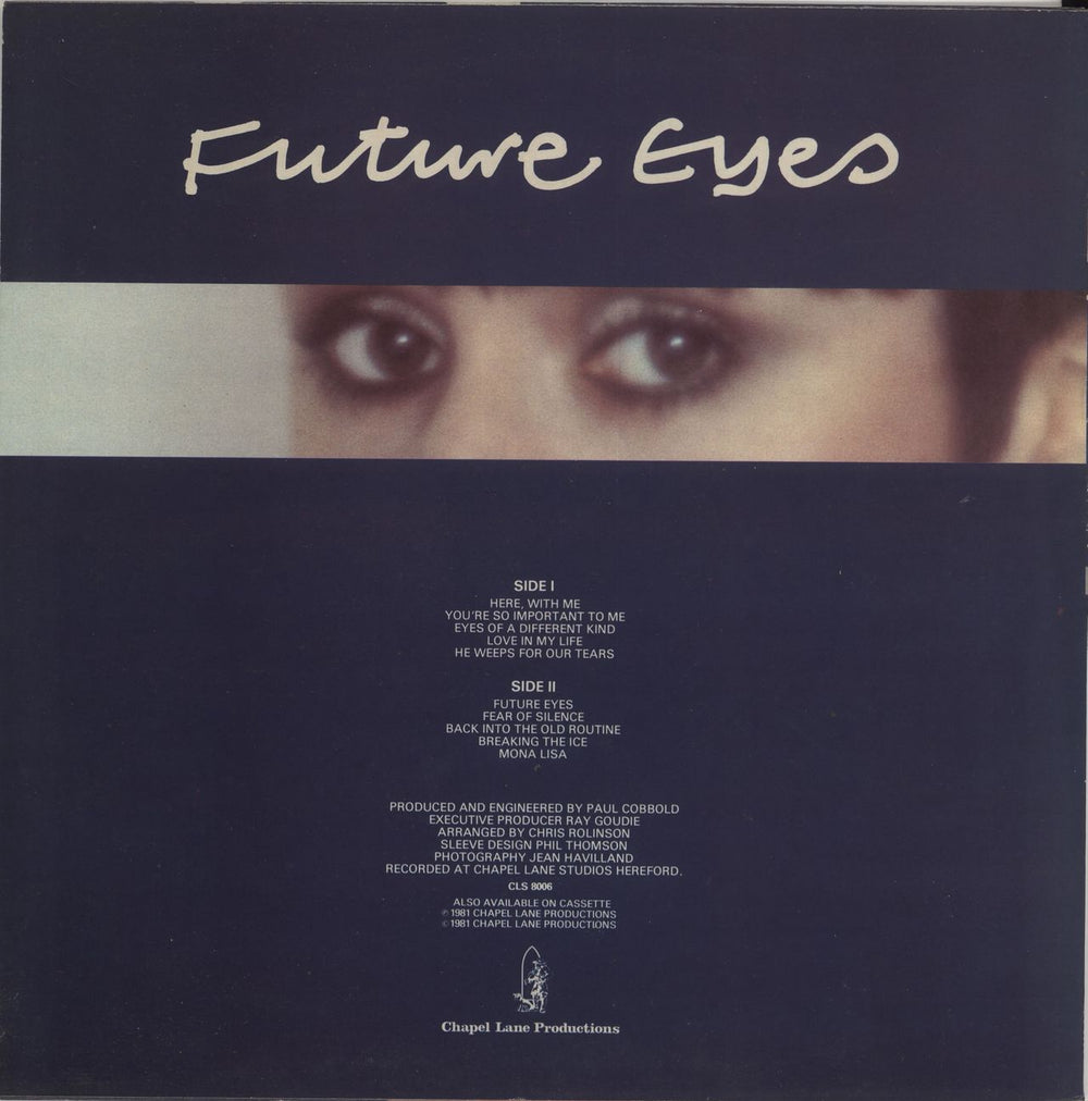 Sheila Walsh Future Eyes UK vinyl LP album (LP record)