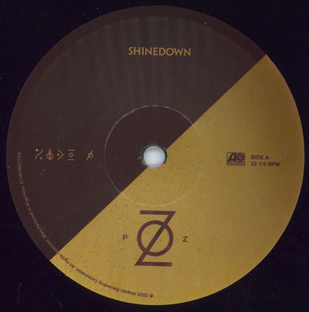 Shinedown Planet Zero US 2-LP vinyl record set (Double LP Album) YHQ2LPL816610