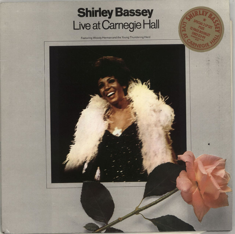 Shirley Bassey Live At Carnegie Hall UK 2-LP vinyl record set (Double LP Album) USD301/2