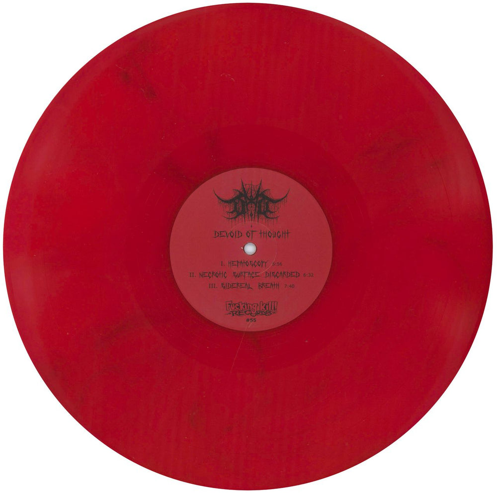 Shroud Of Vulture Astral Necrosis - Valium I - Red Vinyl & Numbered German vinyl LP album (LP record) 48XLPAS794541