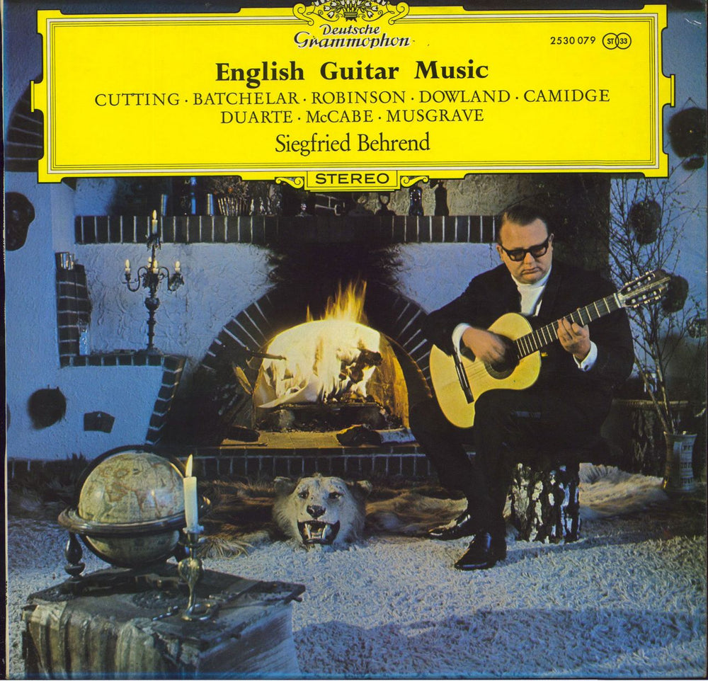 Siegfried Behrend English Guitar Music UK vinyl LP album (LP record) 2530079