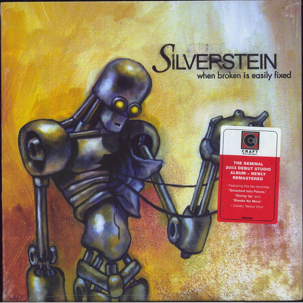 Silverstein When Broken Is Easily Fixed - 180gm Yellow Vinyl US vinyl LP album (LP record) CR0039