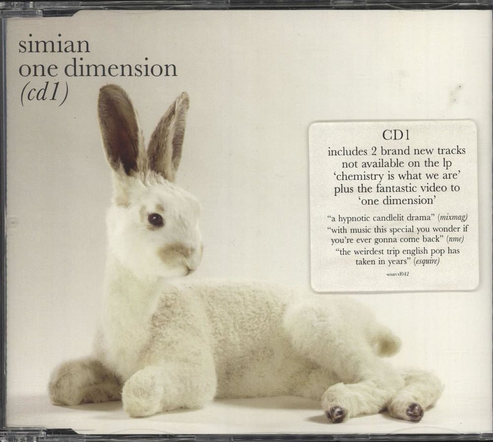 Simian One Dimension UK 2-CD single set (Double CD single) SOURCD/X042