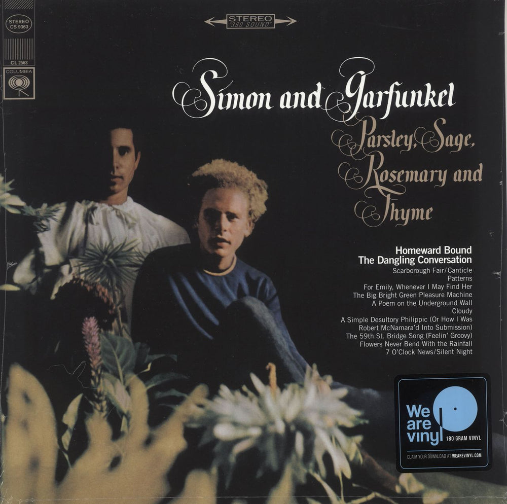 Simon & Garfunkel Parsley, Sage, Rosemary And Thyme - 180 Gram - Sealed UK vinyl LP album (LP record) 19075874961