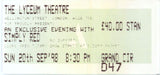 Simply Red Lyceum Theatre 1998 + ticket stub UK tour programme REDTRLY730955