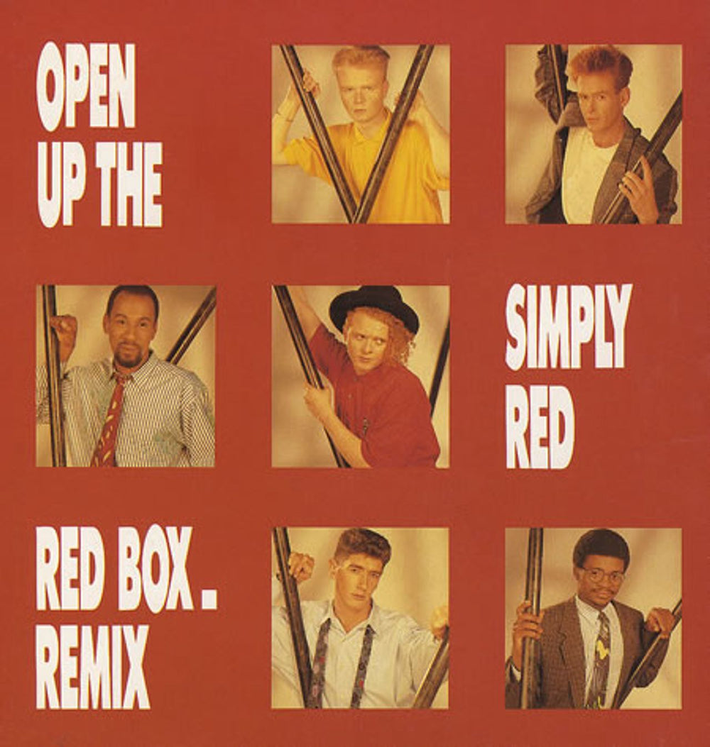 Simply Red Open Up The Red Box - Fold Out Pack UK 7" vinyl single (7 inch record / 45) YZ75B