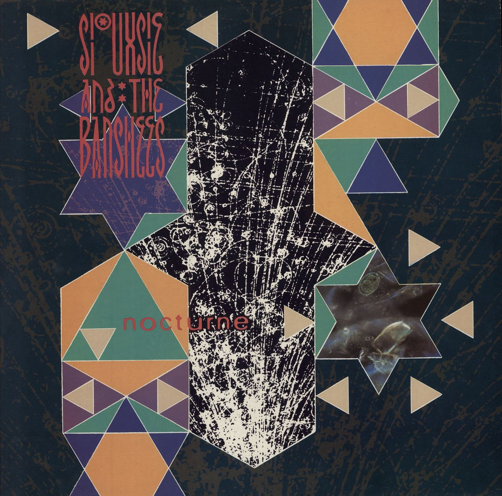 Siouxsie & The Banshees Nocturne - Gold promo stamped UK 2-LP vinyl record set (Double LP Album) SHAH1